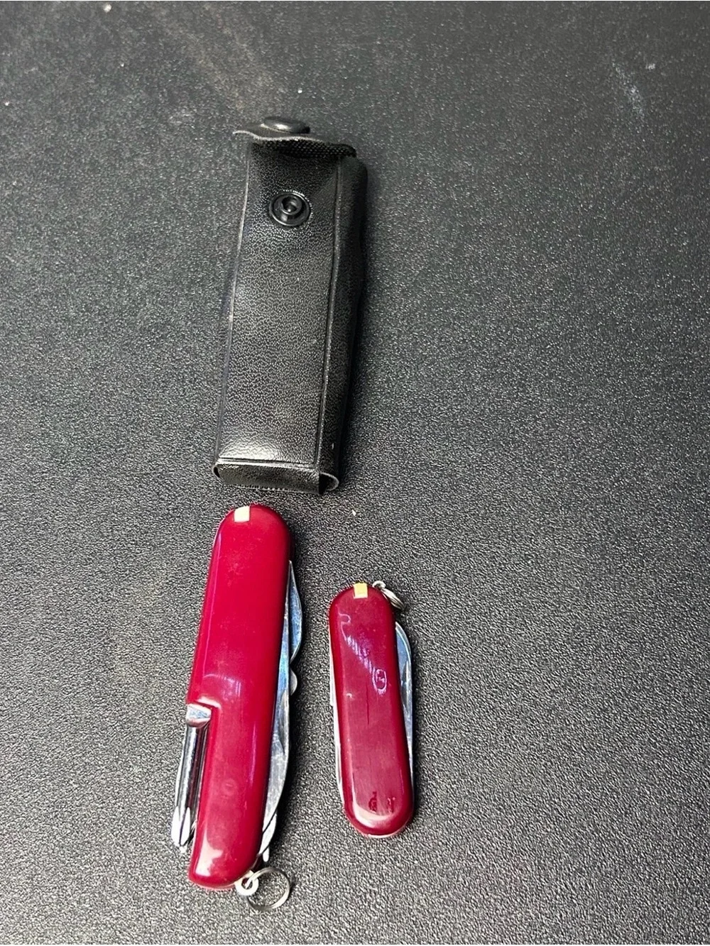 Red Swiss-Style Multi-Tool Set with Black Pouch